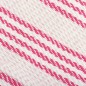 vidaXL Überwurf Baumwolle Streifen 220x250 cm Rosa und Weiß vidaXL Überwurf Baumwolle Streifen 220x250 cm Rosa und Weiß
