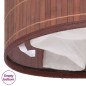 vidaXL Bambus-Wäschekorb Rund Braun vidaXL Bambus-Wäschekorb Rund Braun