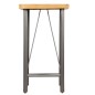 vidaXL Bartisch Recyceltes Massivholz Teak 60x60x107 cm vidaXL Bartisch Recyceltes Massivholz Teak 60x60x107 cm