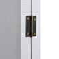 vidaXL Raumteiler klappbar 228 x 170 cm New York bei Tag Schwarz-Weiß vidaXL Raumteiler klappbar 228 x 170 cm New York bei Tag Schwarz-Weiß