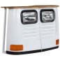 vidaXL LKW-Sideboard Massivholz Mango Weiß vidaXL LKW-Sideboard Massivholz Mango Weiß