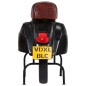 vidaXL Barhocker Motorroller Schwarz Echtleder und Massives Altholz vidaXL Barhocker Motorroller Schwarz Echtleder und Massives Altholz