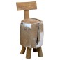vidaXL Hocker Braun Massivholz Teak vidaXL Hocker Braun Massivholz Teak