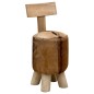 vidaXL Hocker Braun Massivholz Teak vidaXL Hocker Braun Massivholz Teak