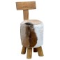 vidaXL Hocker Braun Massivholz Teak vidaXL Hocker Braun Massivholz Teak