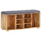 vidaXL Flurbank 100×35×47 cm Mango Massivholz vidaXL Flurbank 100×35×47 cm Mango Massivholz
