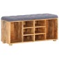 vidaXL Flurbank 100×35×47 cm Mango Massivholz vidaXL Flurbank 100×35×47 cm Mango Massivholz