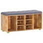 vidaXL Flurbank 100×35×47 cm Mango Massivholz vidaXL Flurbank 100×35×47 cm Mango Massivholz