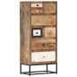 vidaXL Highboard mit Schubladen 45x30x105 cm Altholz Massiv vidaXL Highboard mit Schubladen 45x30x105 cm Altholz Massiv