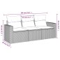 vidaXL 3-tlg. Garten-Sofagarnitur mit Kissen Hellgrau Poly Rattan vidaXL 3-tlg. Garten-Sofagarnitur mit Kissen Hellgrau Poly Rattan