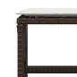 vidaXL Gartenhocker mit Kissen 4 Stk. Braun 41x41x36 cm Poly Rattan vidaXL Gartenhocker mit Kissen 4 Stk. Braun 41x41x36 cm Poly Rattan