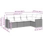vidaXL 5-tlg. Garten-Sofagarnitur mit Kissen Hellgrau Poly Rattan vidaXL 5-tlg. Garten-Sofagarnitur mit Kissen Hellgrau Poly Rattan