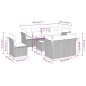 vidaXL 9-tlg. Garten-Sofagarnitur mit Kissen Hellgrau Poly Rattan vidaXL 9-tlg. Garten-Sofagarnitur mit Kissen Hellgrau Poly Rattan