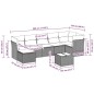 vidaXL 8-tlg. Garten-Sofagarnitur mit Kissen Hellgrau Poly Rattan vidaXL 8-tlg. Garten-Sofagarnitur mit Kissen Hellgrau Poly Rattan