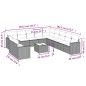 vidaXL 12-tlg. Garten-Sofagarnitur mit Kissen Braun Poly Rattan vidaXL 12-tlg. Garten-Sofagarnitur mit Kissen Braun Poly Rattan