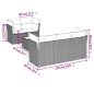 vidaXL 6-tlg. Garten-Sofagarnitur mit Kissen Hellgrau Poly Rattan vidaXL 6-tlg. Garten-Sofagarnitur mit Kissen Hellgrau Poly Rattan