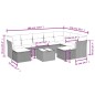 vidaXL 10-tlg. Garten-Sofagarnitur mit Kissen Braun Poly Rattan vidaXL 10-tlg. Garten-Sofagarnitur mit Kissen Braun Poly Rattan