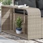 vidaXL Outdoor-Rgale 2 Stk. Hellgrau Poly Rattan vidaXL Outdoor-Rgale 2 Stk. Hellgrau Poly Rattan