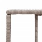 vidaXL Outdoor-Rgale 2 Stk. Hellgrau Poly Rattan vidaXL Outdoor-Rgale 2 Stk. Hellgrau Poly Rattan