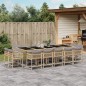 vidaXL 15-tlg. Garten-Essgruppe mit Kissen Beigemischung Poly Rattan vidaXL 15-tlg. Garten-Essgruppe mit Kissen Beigemischung Poly Rattan