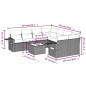 vidaXL 9-tlg. Garten-Sofagarnitur mit Kissen Braun Poly Rattan vidaXL 9-tlg. Garten-Sofagarnitur mit Kissen Braun Poly Rattan