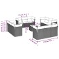 vidaXL 13-tlg. Garten-Sofagarnitur mit Kissen Braun Poly Rattan vidaXL 13-tlg. Garten-Sofagarnitur mit Kissen Braun Poly Rattan
