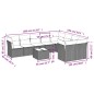 vidaXL 10-tlg. Garten-Sofagarnitur mit Kissen Braun Poly Rattan vidaXL 10-tlg. Garten-Sofagarnitur mit Kissen Braun Poly Rattan