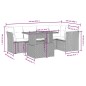 vidaXL 5-tlg. Garten-Sofagarnitur mit Kissen Beige Poly Rattan vidaXL 5-tlg. Garten-Sofagarnitur mit Kissen Beige Poly Rattan