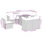 vidaXL 9-tlg. Garten-Sofagarnitur mit Kissen Beige Poly Rattan vidaXL 9-tlg. Garten-Sofagarnitur mit Kissen Beige Poly Rattan