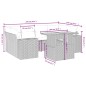 vidaXL 7-tlg. Garten-Sofagarnitur mit Kissen Beige Poly Rattan vidaXL 7-tlg. Garten-Sofagarnitur mit Kissen Beige Poly Rattan