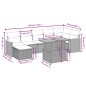 vidaXL 8-tlg. Garten-Sofagarnitur mit Kissen Beige Poly Rattan vidaXL 8-tlg. Garten-Sofagarnitur mit Kissen Beige Poly Rattan