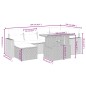 vidaXL 7-tlg. Garten-Sofagarnitur mit Kissen Beige Poly Rattan vidaXL 7-tlg. Garten-Sofagarnitur mit Kissen Beige Poly Rattan