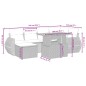 vidaXL 7-tlg. Garten-Sofagarnitur mit Kissen Beige Poly Rattan vidaXL 7-tlg. Garten-Sofagarnitur mit Kissen Beige Poly Rattan