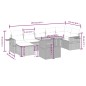 vidaXL 8-tlg. Garten-Sofagarnitur mit Kissen Beige Poly Rattan vidaXL 8-tlg. Garten-Sofagarnitur mit Kissen Beige Poly Rattan