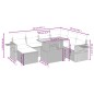 vidaXL 8-tlg. Garten-Sofagarnitur mit Kissen Beige Poly Rattan vidaXL 8-tlg. Garten-Sofagarnitur mit Kissen Beige Poly Rattan