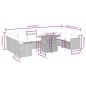 vidaXL 11-tlg. Garten-Sofagarnitur mit Kissen Beige Poly Rattan vidaXL 11-tlg. Garten-Sofagarnitur mit Kissen Beige Poly Rattan