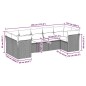 vidaXL 7-tlg. Garten-Sofagarnitur mit Kissen Hellgrau Poly Rattan vidaXL 7-tlg. Garten-Sofagarnitur mit Kissen Hellgrau Poly Rattan