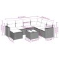 vidaXL 8-tlg. Garten-Sofagarnitur mit Kissen Braun Poly Rattan vidaXL 8-tlg. Garten-Sofagarnitur mit Kissen Braun Poly Rattan