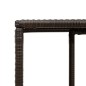 vidaXL Outdoor-Rgale 2 Stk. Braun Poly Rattan vidaXL Outdoor-Rgale 2 Stk. Braun Poly Rattan
