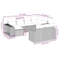 vidaXL 10-tlg. Garten-Sofagarnitur mit Kissen Hellgrau Poly Rattan vidaXL 10-tlg. Garten-Sofagarnitur mit Kissen Hellgrau Poly Rattan