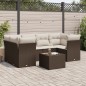 vidaXL 7-tlg. Garten-Sofagarnitur mit Kissen Braun Poly Rattan vidaXL 7-tlg. Garten-Sofagarnitur mit Kissen Braun Poly Rattan