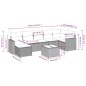 vidaXL 8-tlg. Garten-Sofagarnitur mit Kissen Braun Poly Rattan vidaXL 8-tlg. Garten-Sofagarnitur mit Kissen Braun Poly Rattan