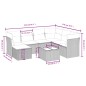 vidaXL 8-tlg. Garten-Sofagarnitur mit Kissen Braun Poly Rattan vidaXL 8-tlg. Garten-Sofagarnitur mit Kissen Braun Poly Rattan