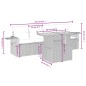 vidaXL 5-tlg. Garten-Sofagarnitur mit Kissen Beige Poly Rattan vidaXL 5-tlg. Garten-Sofagarnitur mit Kissen Beige Poly Rattan