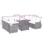 vidaXL 10-tlg. Garten-Sofagarnitur mit Kissen Beige Poly Rattan vidaXL 10-tlg. Garten-Sofagarnitur mit Kissen Beige Poly Rattan