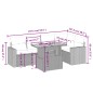 vidaXL 6-tlg. Garten-Sofagarnitur mit Kissen Beige Poly Rattan vidaXL 6-tlg. Garten-Sofagarnitur mit Kissen Beige Poly Rattan