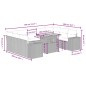 vidaXL 10-tlg. Garten-Sofagarnitur mit Kissen Beige Poly Rattan vidaXL 10-tlg. Garten-Sofagarnitur mit Kissen Beige Poly Rattan