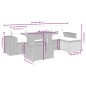 vidaXL 6-tlg. Garten-Sofagarnitur mit Kissen Beige Poly Rattan vidaXL 6-tlg. Garten-Sofagarnitur mit Kissen Beige Poly Rattan