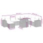 vidaXL 9-tlg. Garten-Sofagarnitur mit Kissen Beige Poly Rattan vidaXL 9-tlg. Garten-Sofagarnitur mit Kissen Beige Poly Rattan