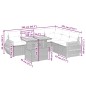vidaXL 7-tlg. Garten-Sofagarnitur mit Kissen Beige Poly Rattan vidaXL 7-tlg. Garten-Sofagarnitur mit Kissen Beige Poly Rattan